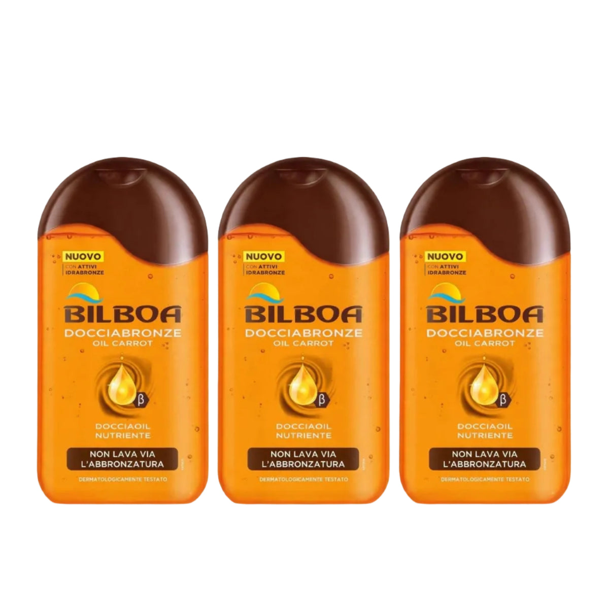 Bilboa Docciabronze Oil Carrot 220ml 3 Pezzi