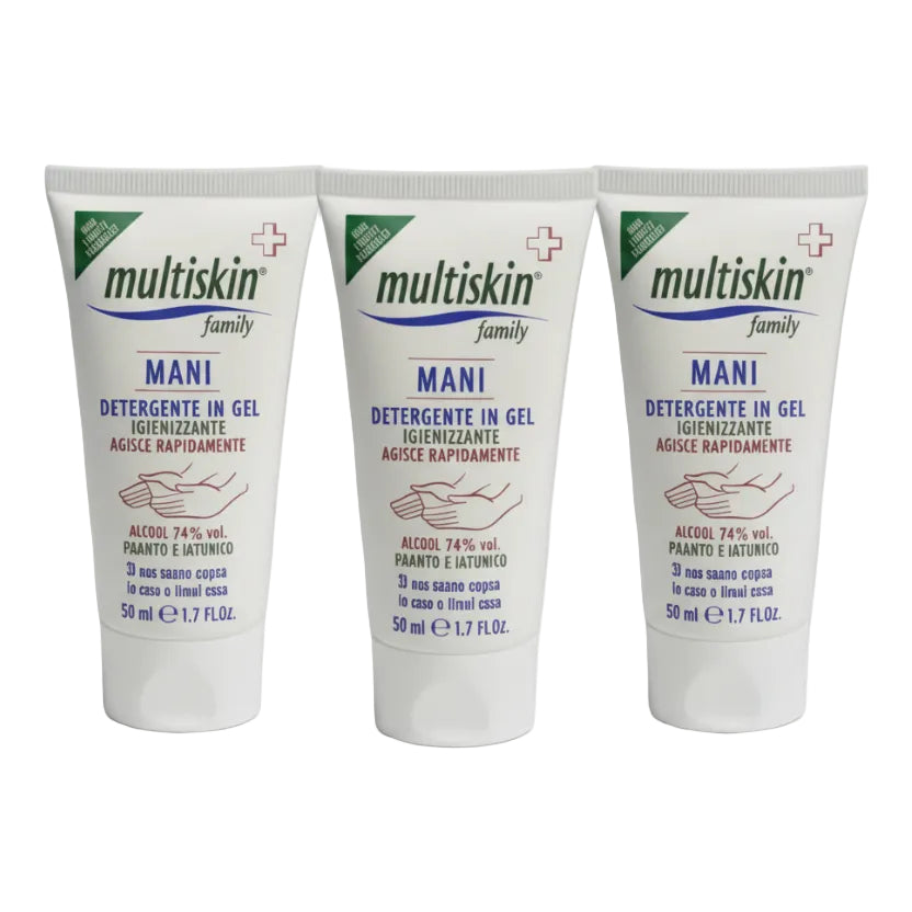 Multiskin Family Hand Sanitizer Gel 3 Pieces