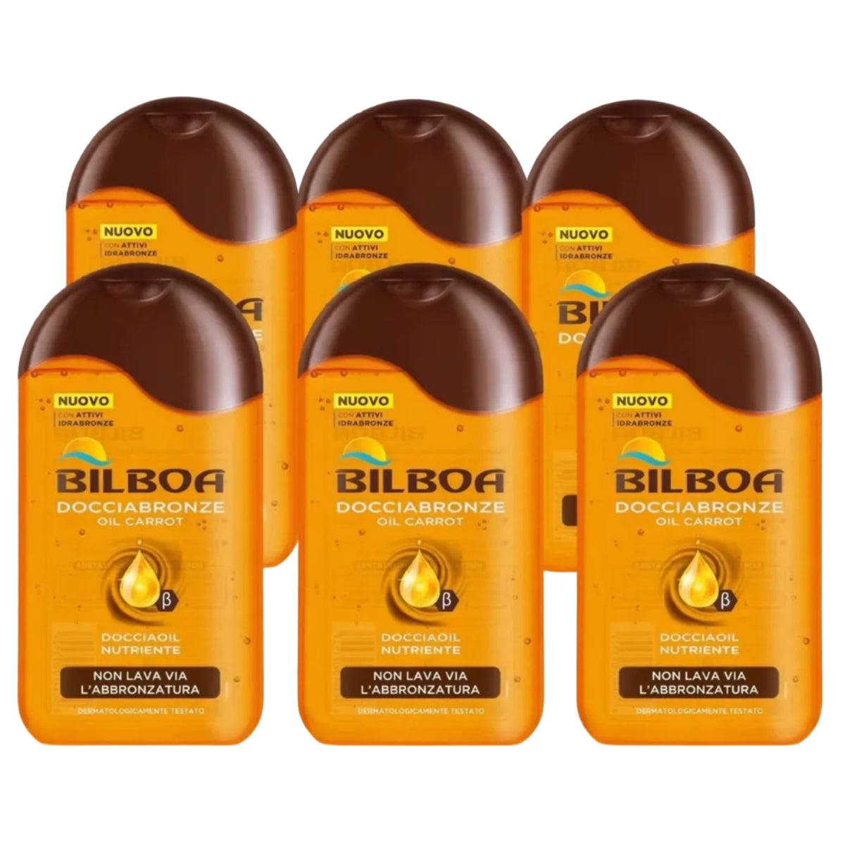 Bilboa Docciabronze Oil Carrot 220ml 6 Pezzi