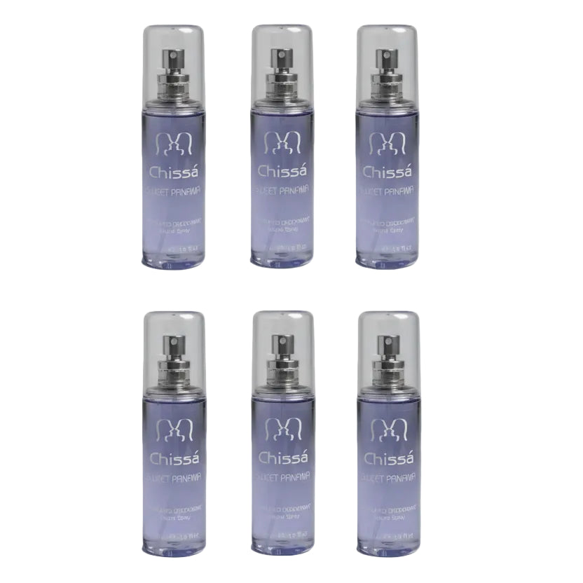 Chissá Sweet Panama Déodorant Parfumé 6 Pièces
