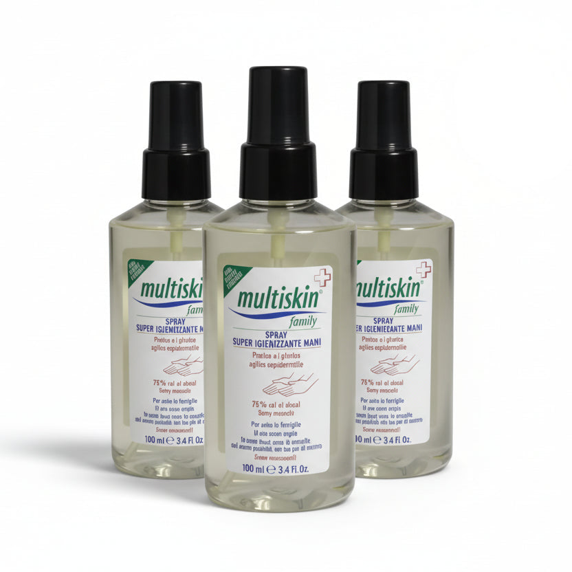 Multiskin Family Spray Igienizzante Profumato 3 Pezzi