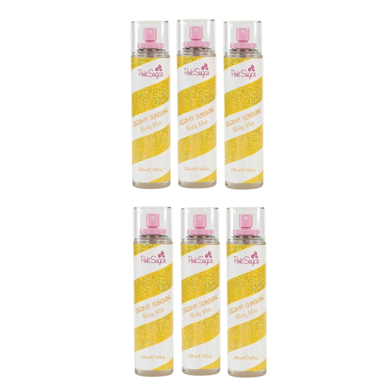 Pink Sugar Creamy Sunshine Body Mist 6 Pezzi