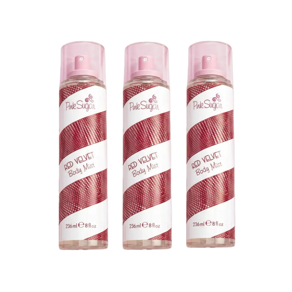 Pink Sugar Red Velvet Body Mist 3 Pezzi