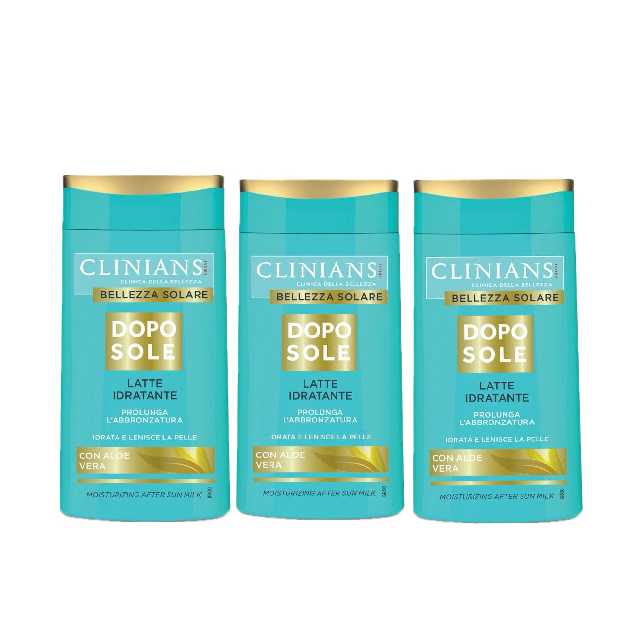 Clinians Doposole Latte Idratante 200ml 3 Pezzi