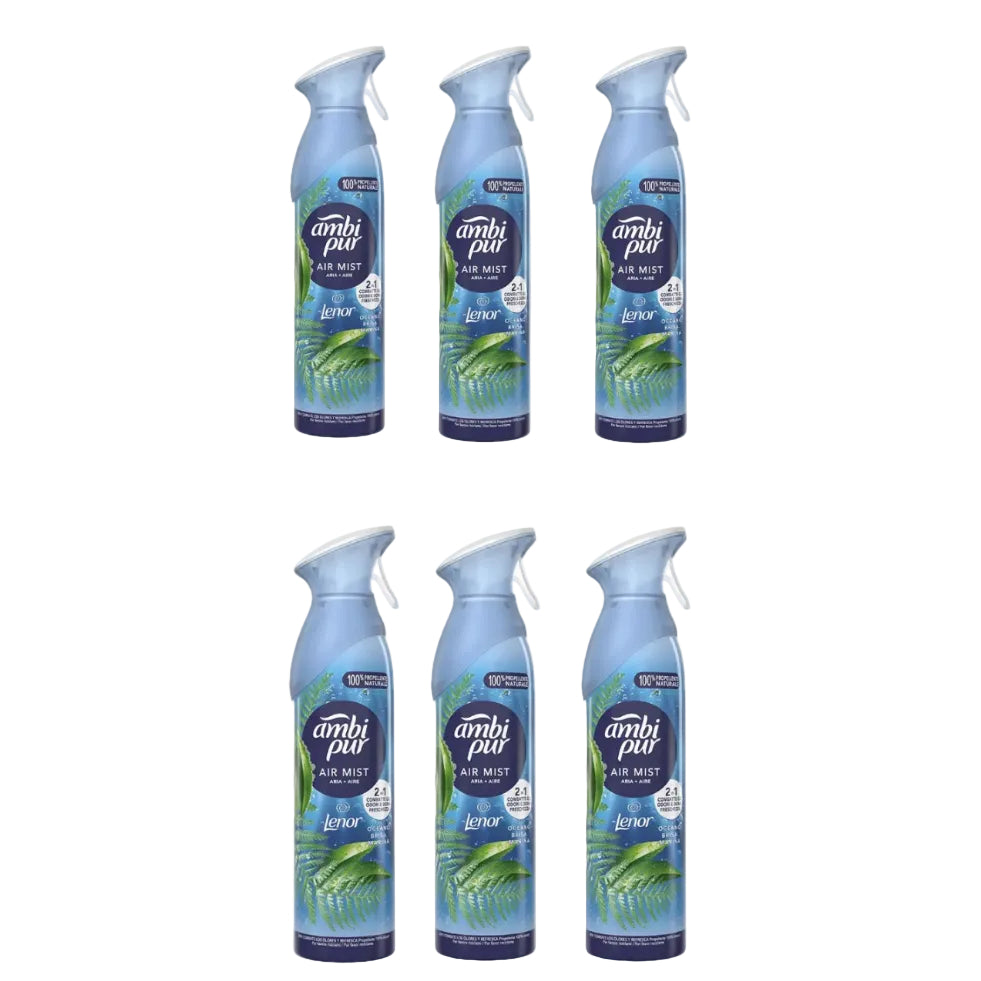 Ambi Pur Profumatore Ambiente Spray Capri/Brezza Marina 6 Pezzi
