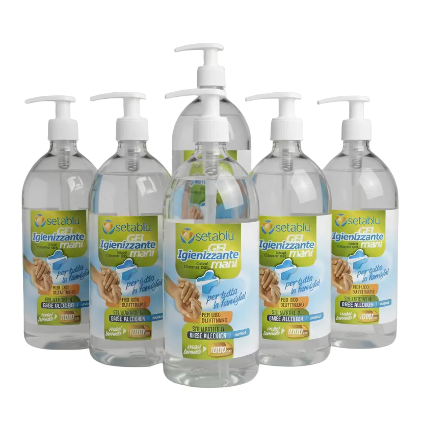 Gel Igienizzante Mani SetaBlu 6 Pezzi