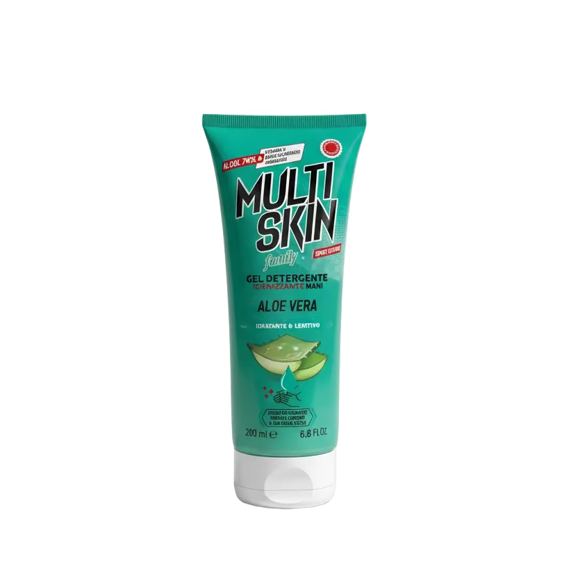 Multiskin Family Gel Igienizzante Aloe Vera 200ml