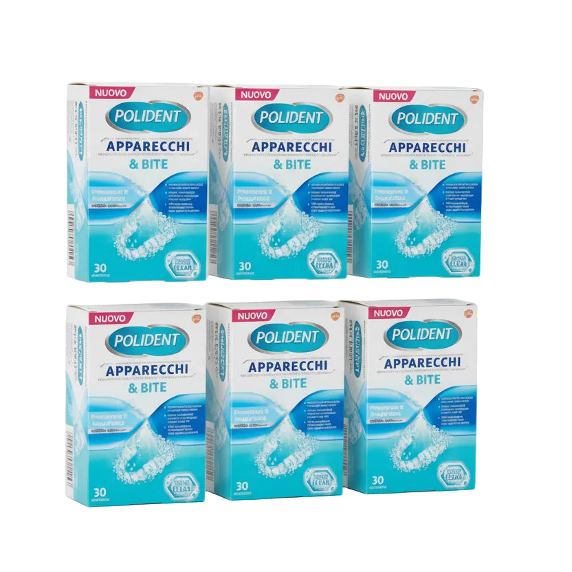 Polident Retainers & Mouthguards 6 x 30 Tablets