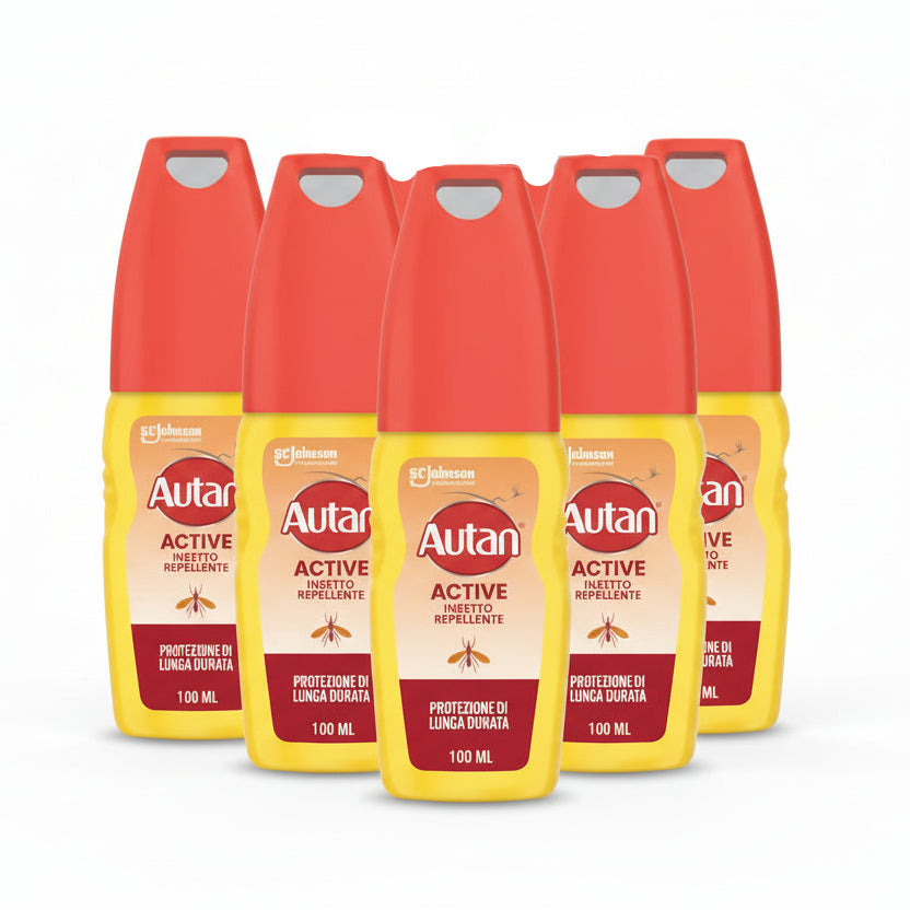 Autan Active Insetto Repellente 5 Pezzi