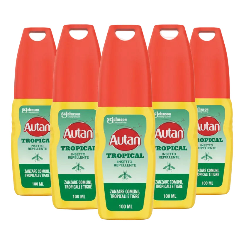 Autan Tropical Insetto Repellente 5 Pezzi