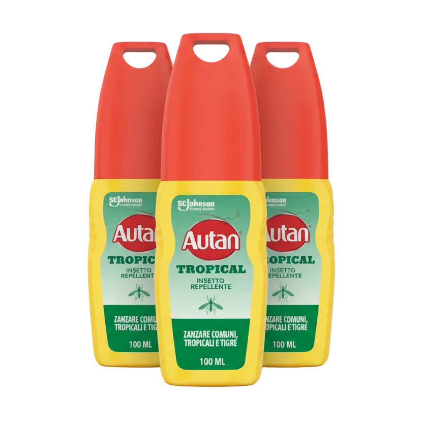 Autan Tropical Insetto Repellente 3 Pezzi