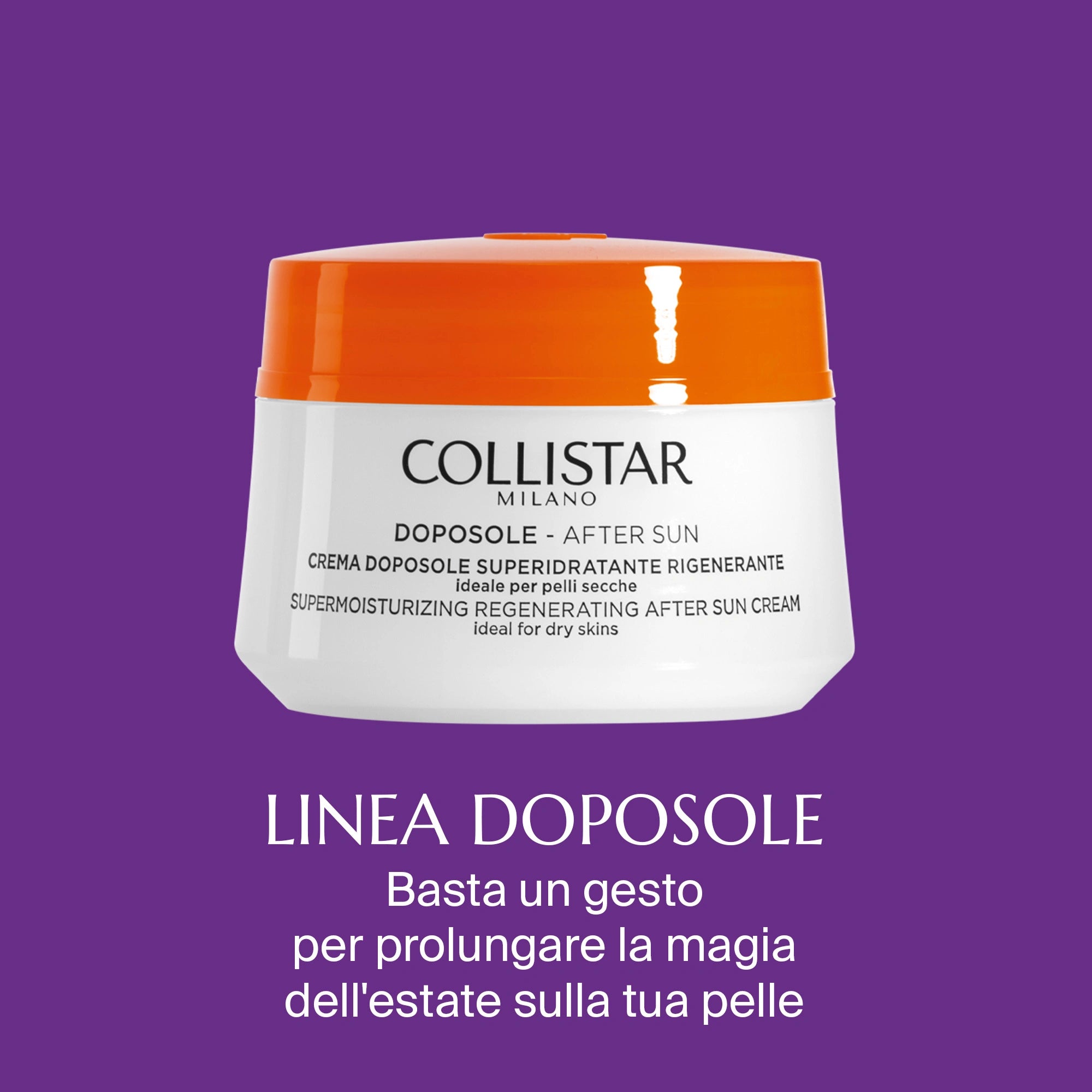 Collistar Crème Après-Soleil Super-Hydratante Régénérante 200ml