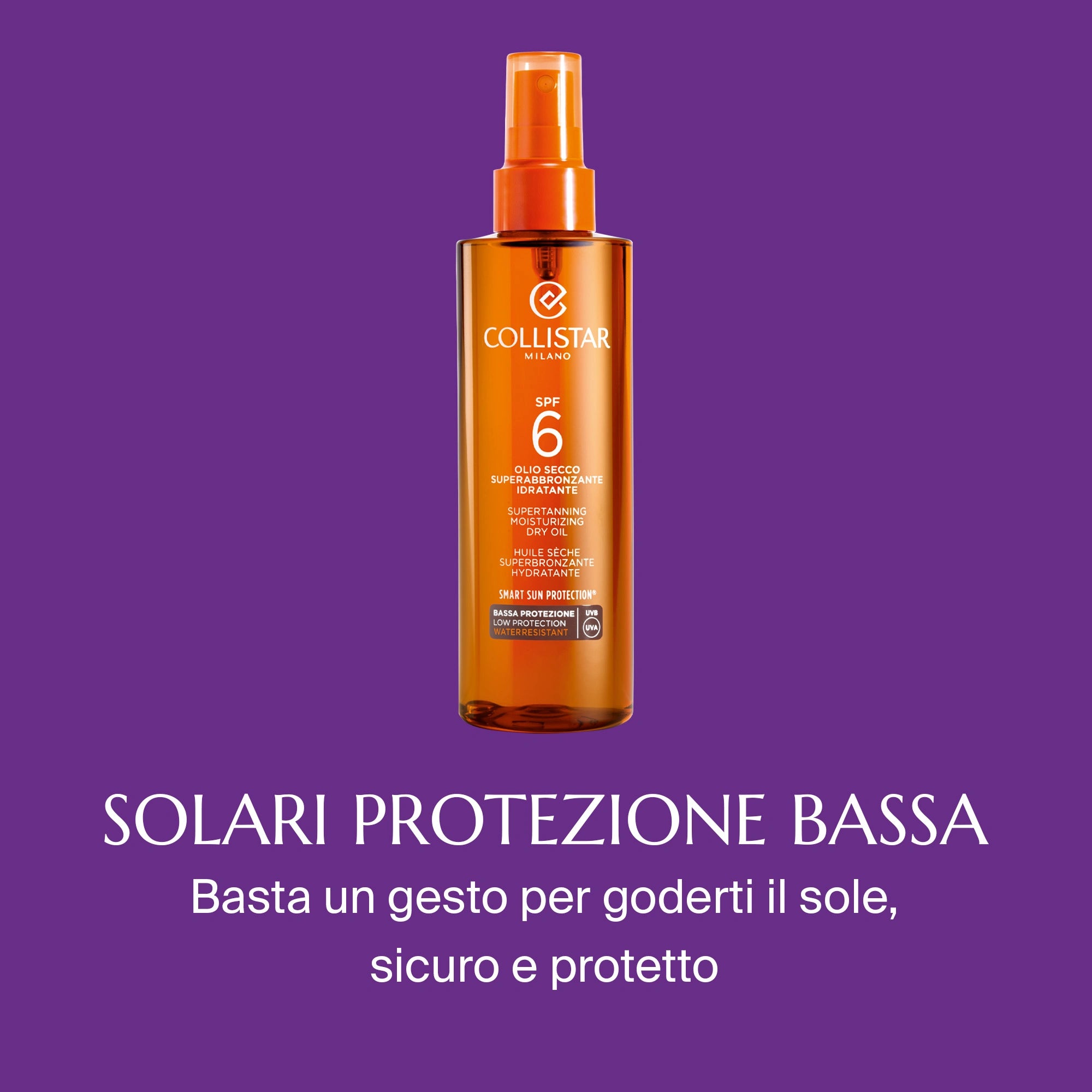 Collistar Olio Secco Superabbronzante Idratante SPF 6 200ml