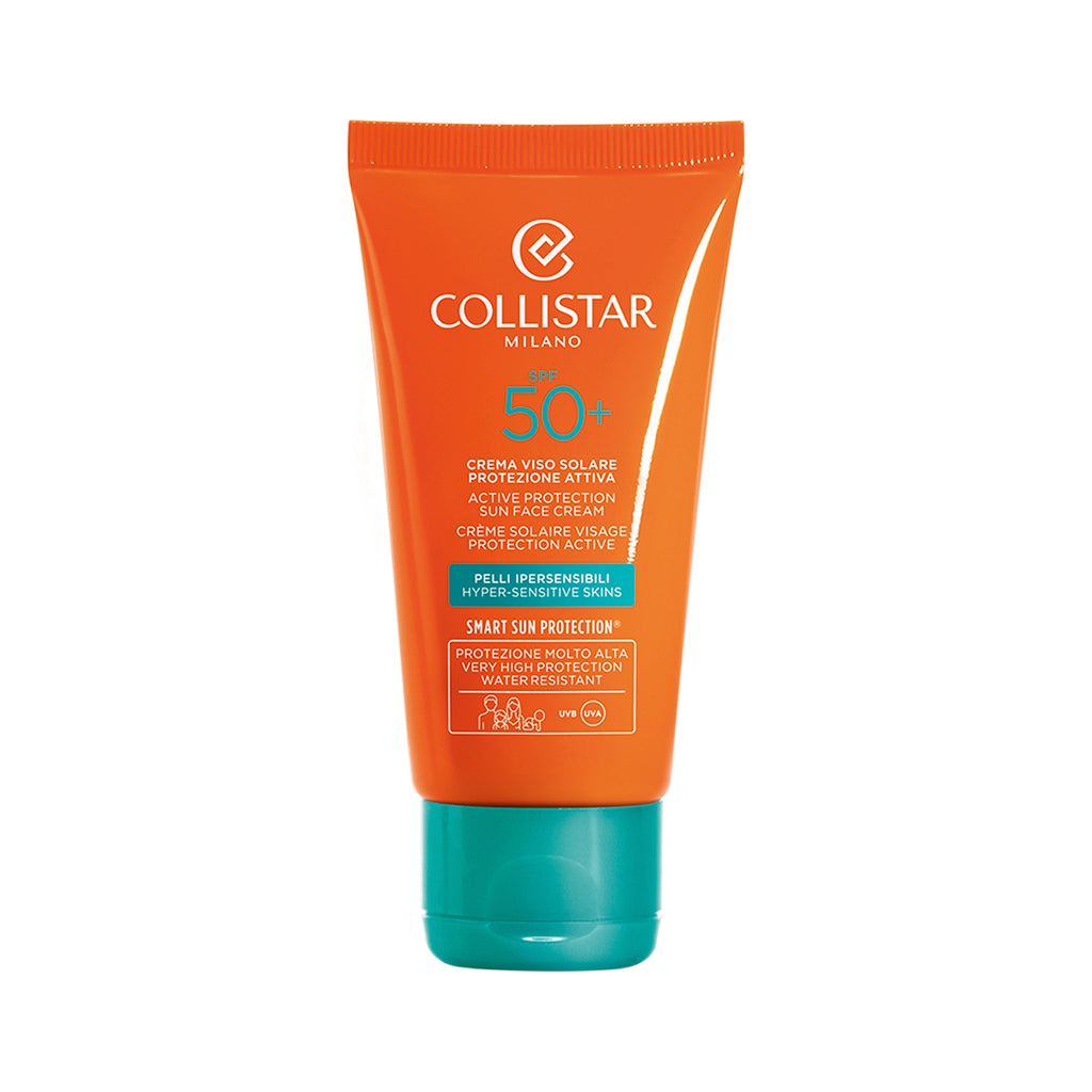 Collistar Crema Viso Solare Protezione Attiva Pelli Ipersensibili SPF 50+ 50ml