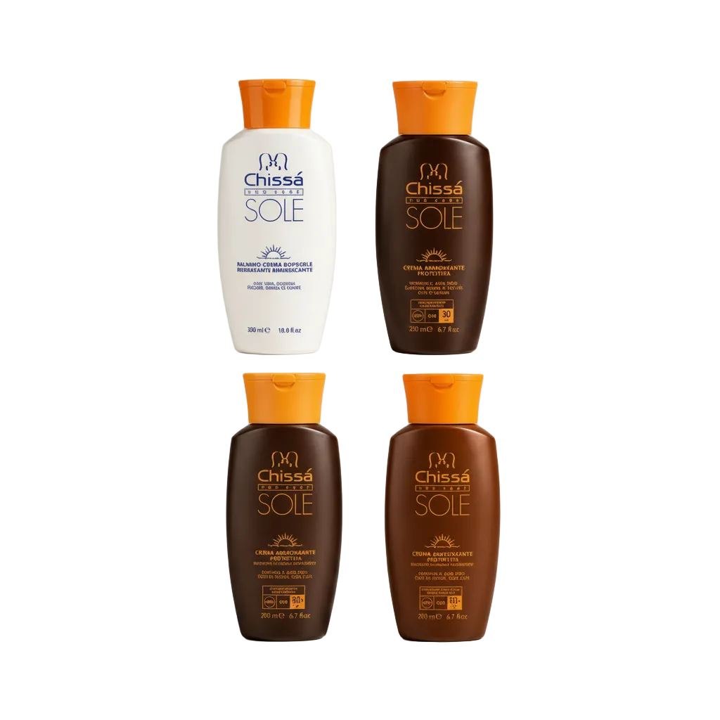 Chissá SunCare Kit Completo SPF30 + SPF50 + SPF50+ + Doposole