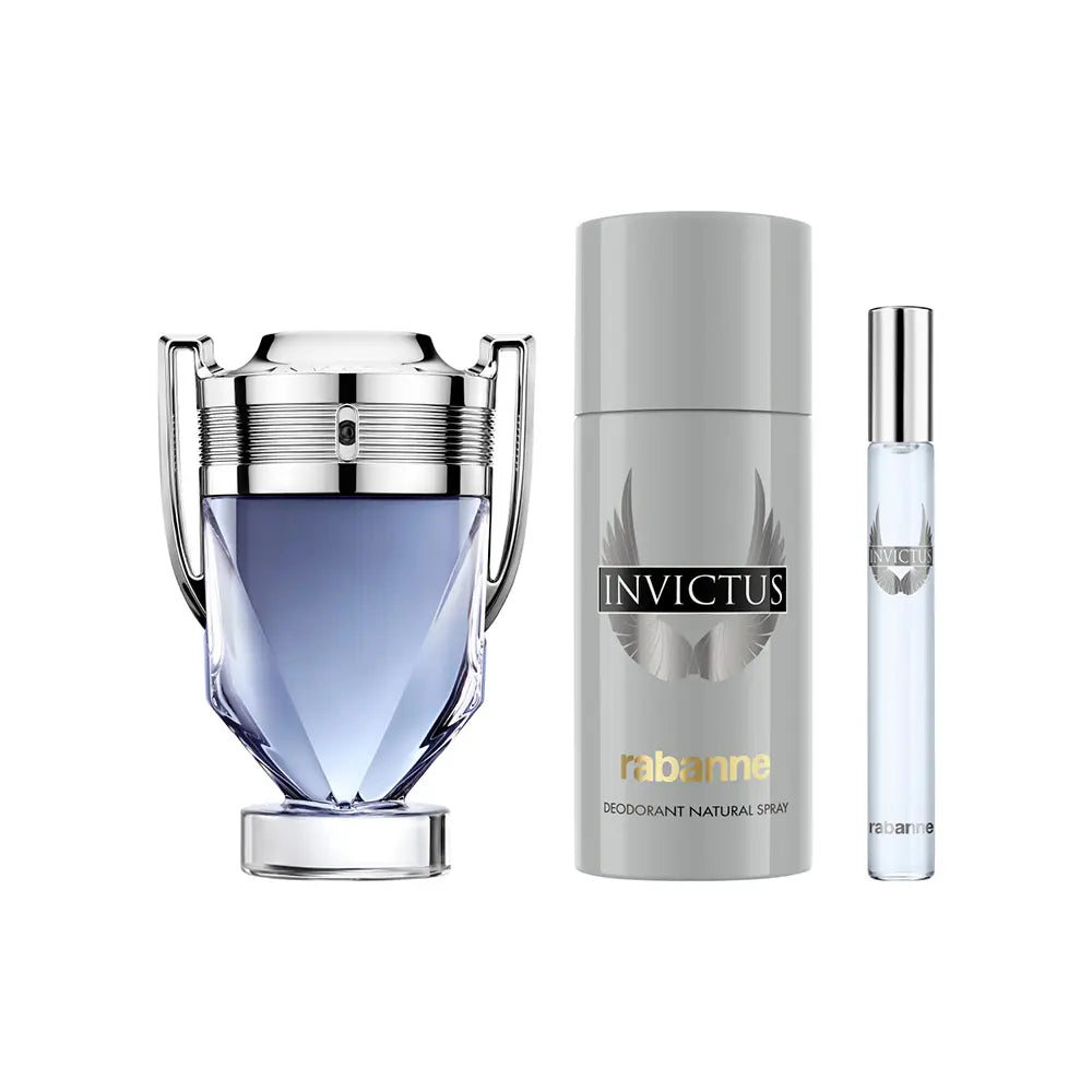 Paco Rabanne Invictus Set Edt 100ml + Deo 150ml + Edt 10ml