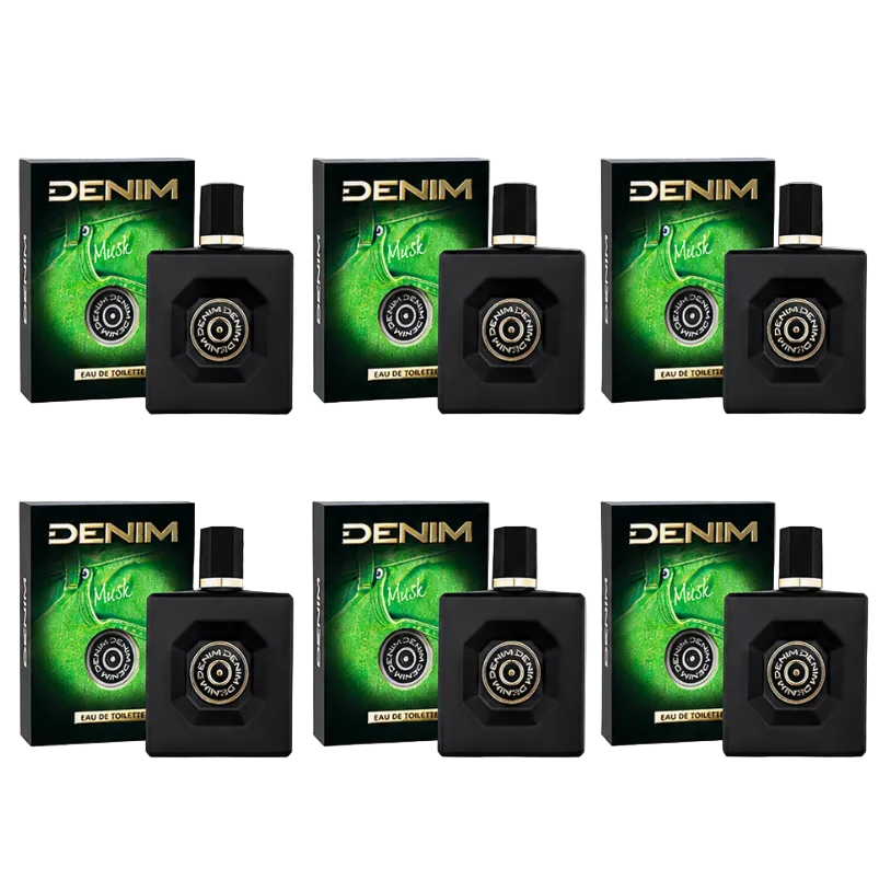 Denim Musk Eau De Toilette 100ml 6 Pezzi