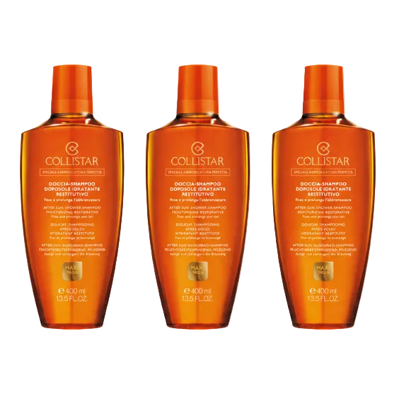 Collistar Doccia-Shampoo Doposole Idratante Restitutivo 400ml 3 Pezzi