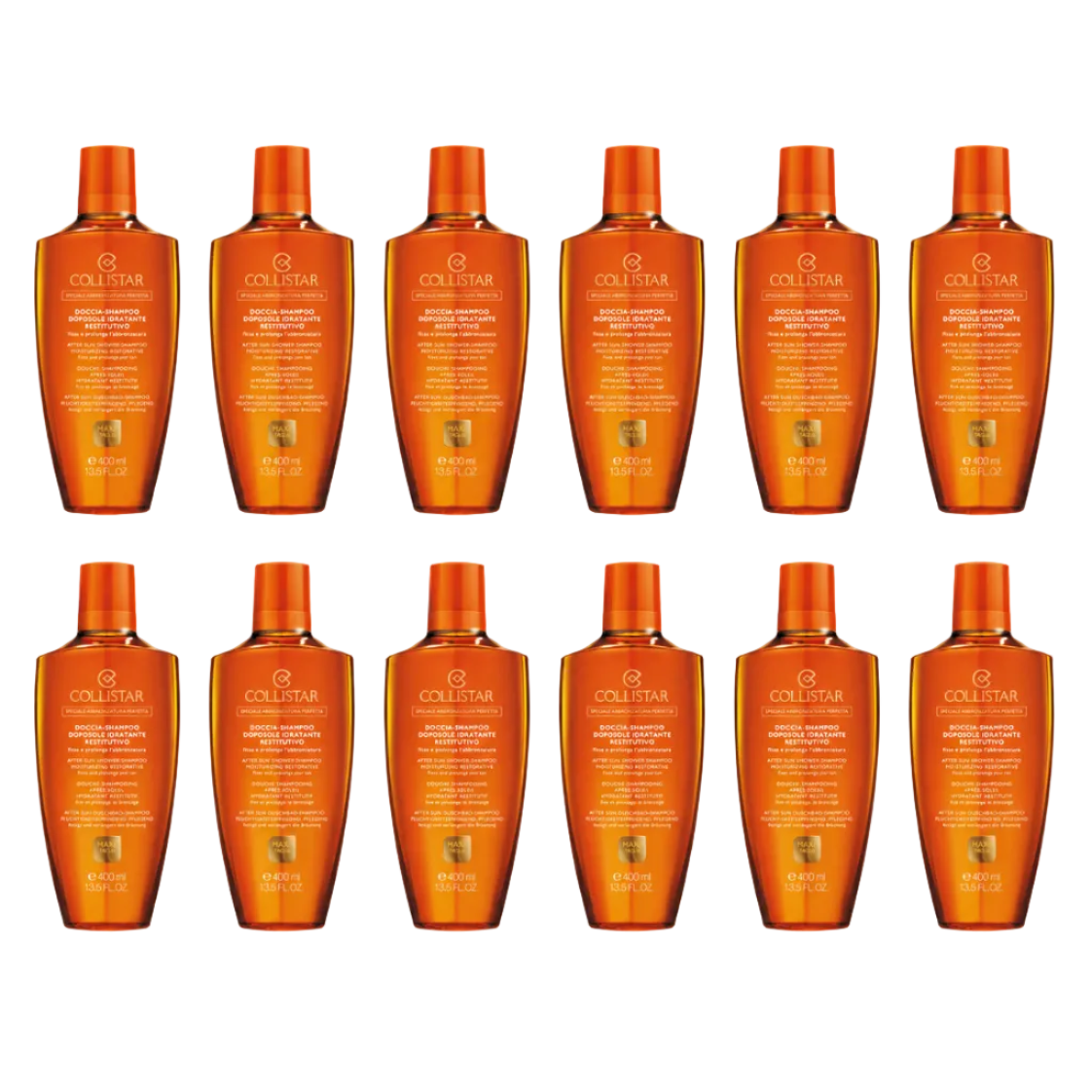 Collistar Doccia-Shampoo Doposole Idratante Restitutivo 400ml 12 Pezzi