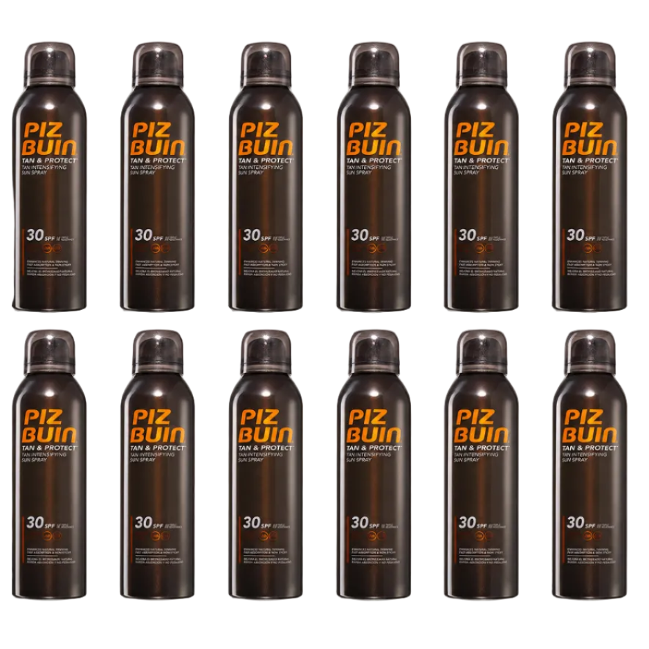 Piz Buin Tan & Protect 30 SPF 150ml 12 Pezzi