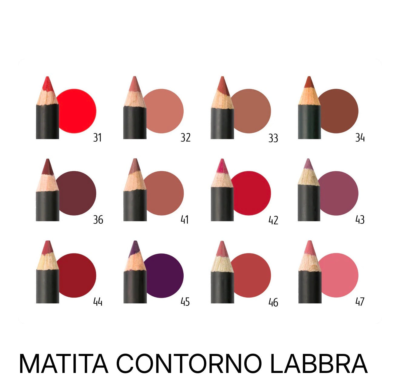Astra Make-Up Professional Lip Pencil N42 Cherry