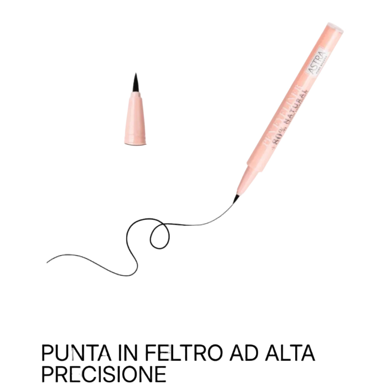 Astra Make-Up Pure Beauty Pen Eyeliner Nero Con Punta In Feltro