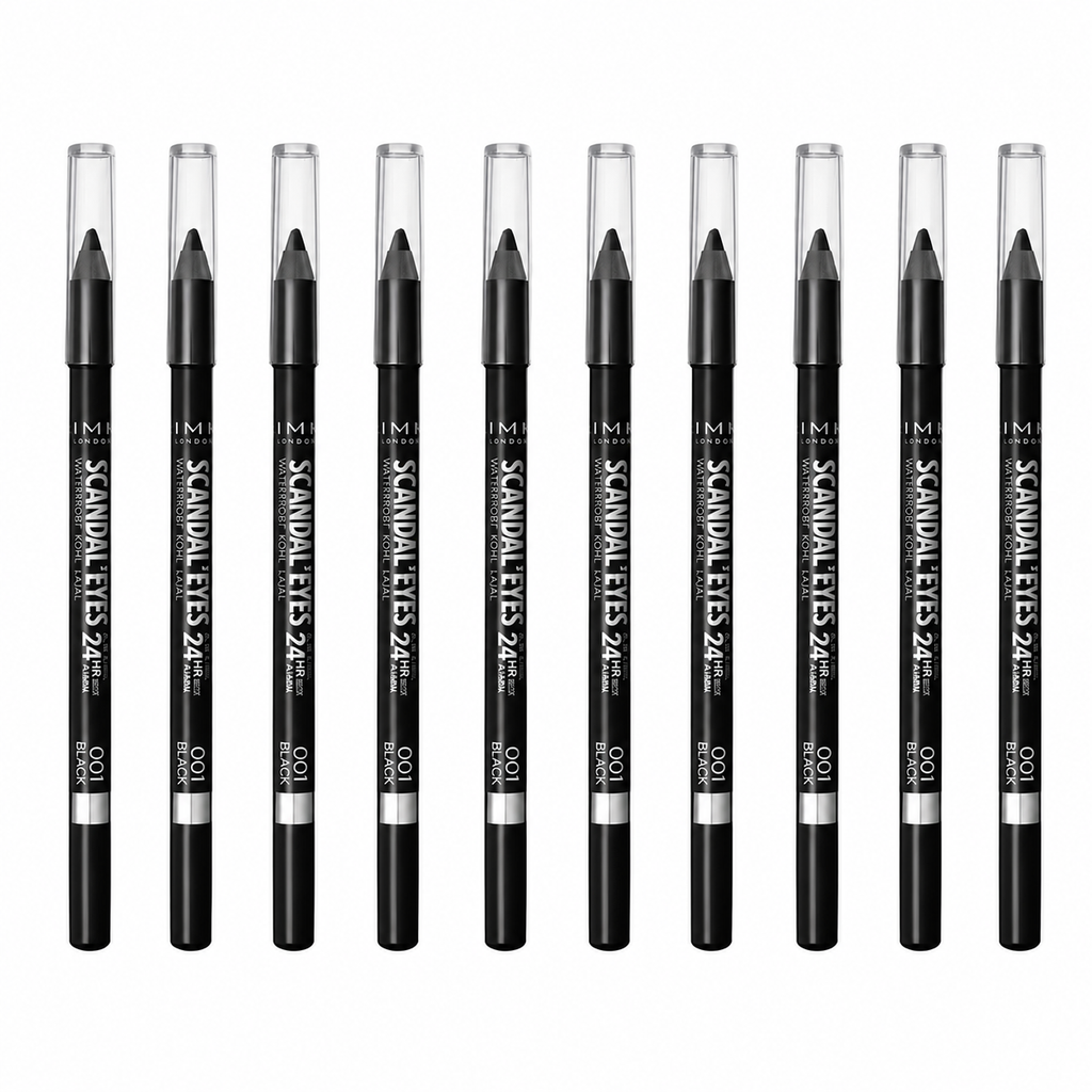 Rimmel Scandal'Eyes 24H 001 Black 10 Pezzi