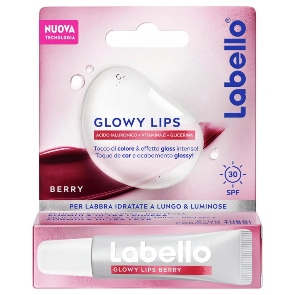 Labello Glowy Lips Berry SPF30 10ml