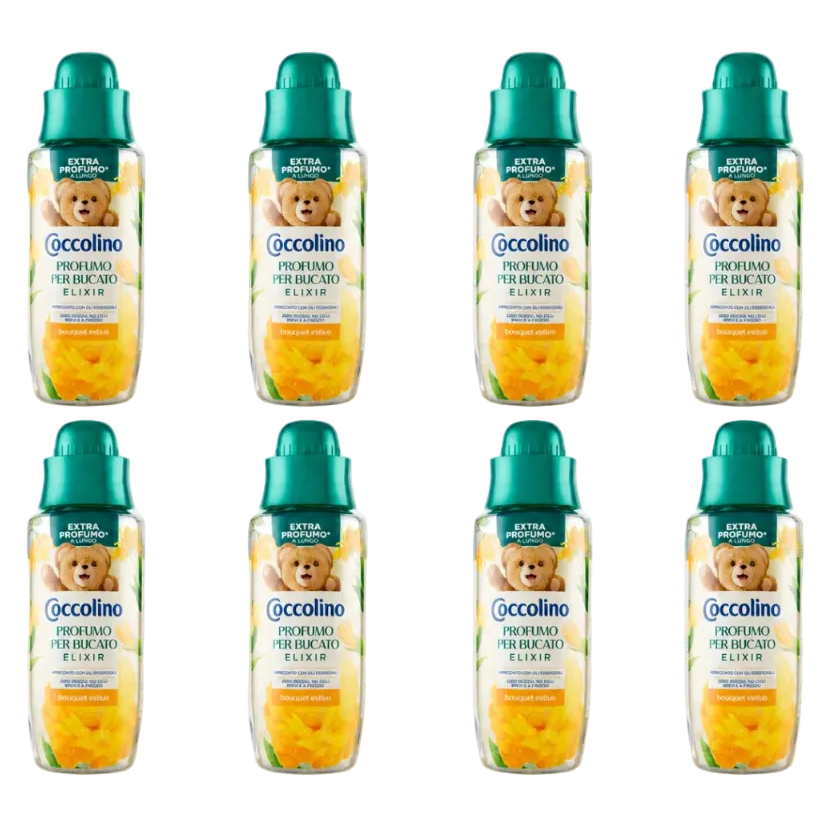 Coccolino Profumo Per Bucato Elixir Bouquet Estivo 342ml 8 Pezzi