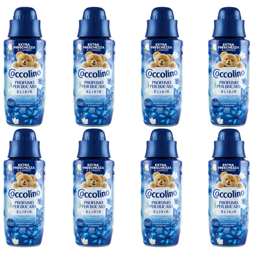 Coccolino Profumo Per Bucato Elixir Campanula Selvatica & Bergamotto 342ml 8 Pezzi