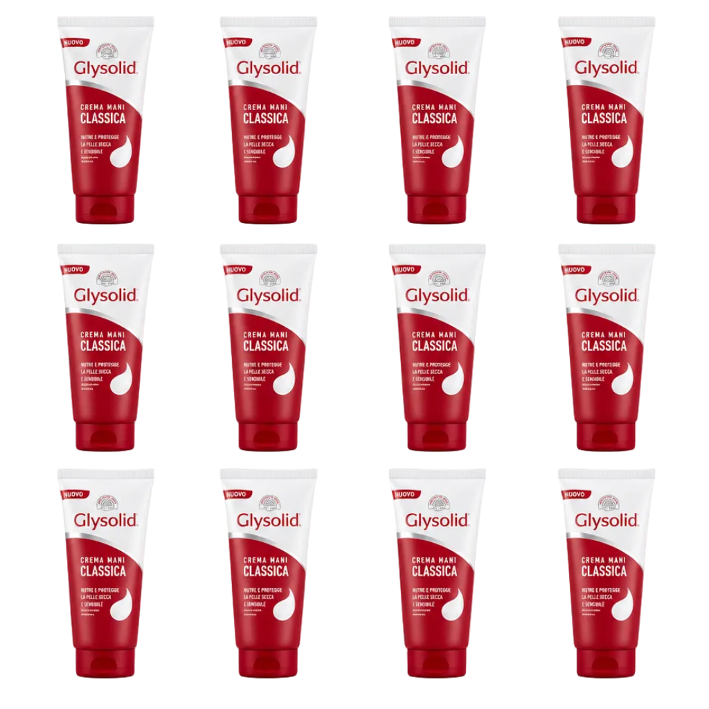 Glysolid Crema Mani Classica 100ml 12 Pezzi