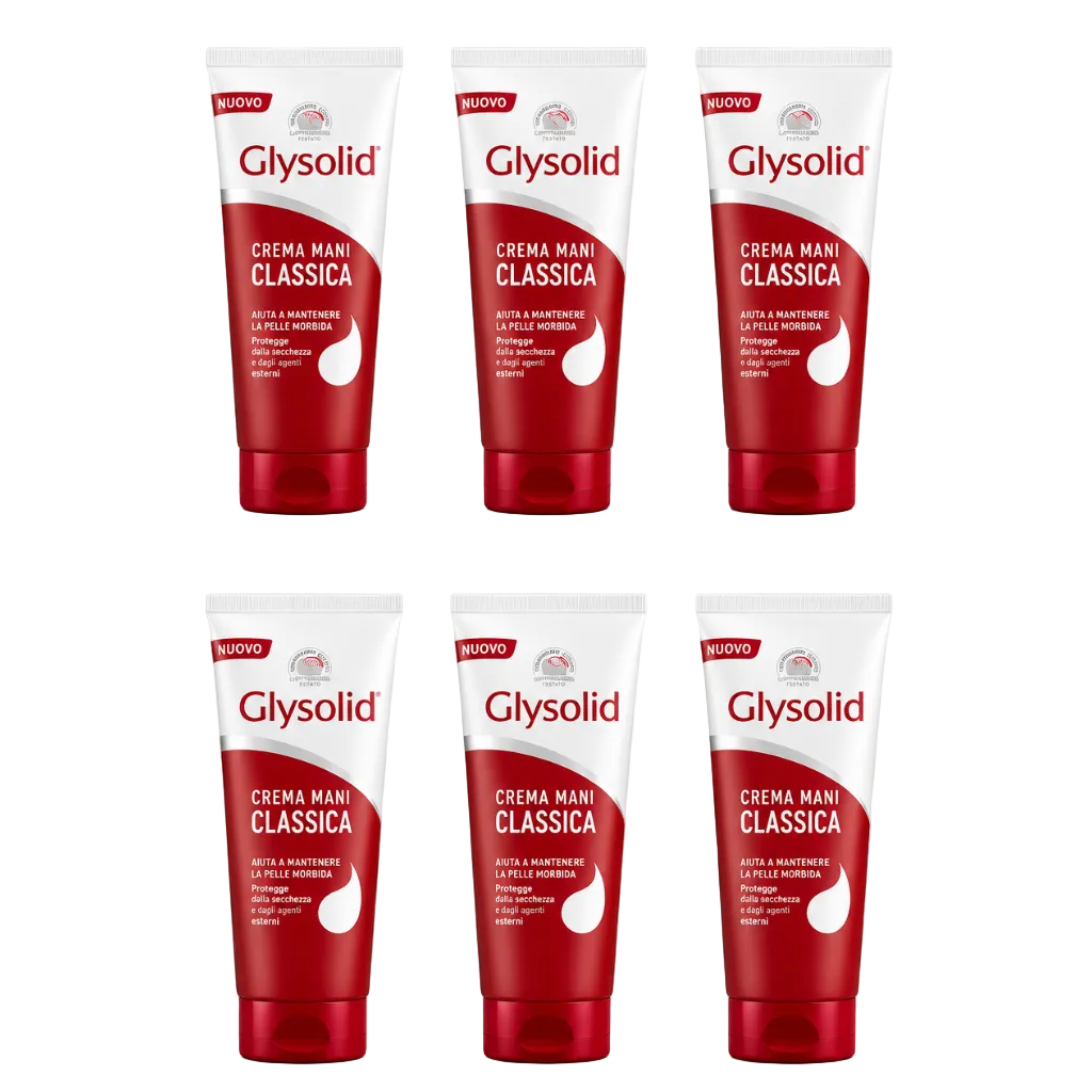 Glysolid Crema Mani Classica 100ml 6 Pezzi