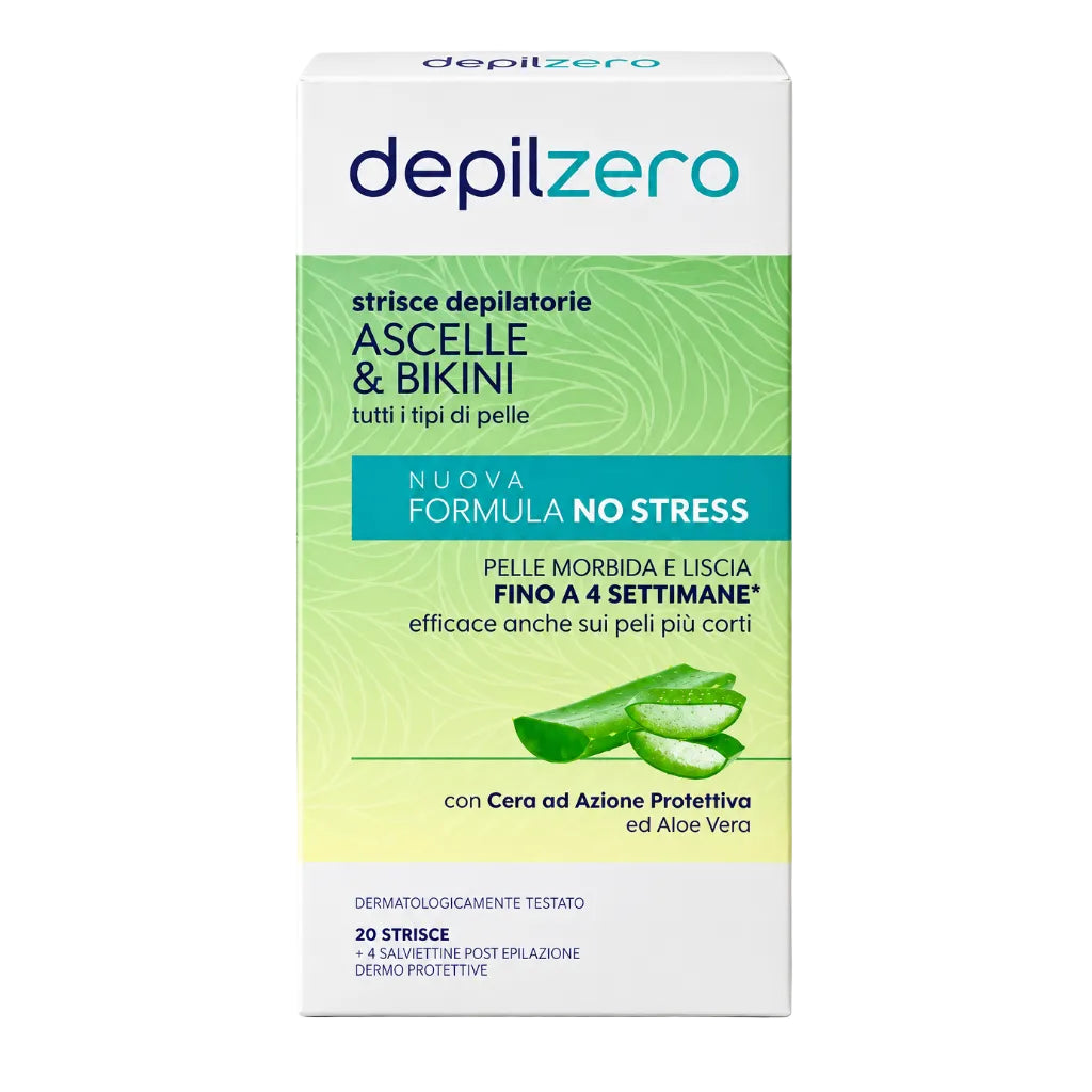 Depilzero Strisce Depilatorie Ascelle & Bikini 20pz