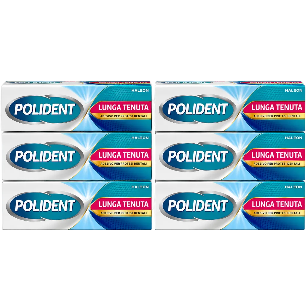 Polident Lunga Tenuta 40g 6 Pezzi