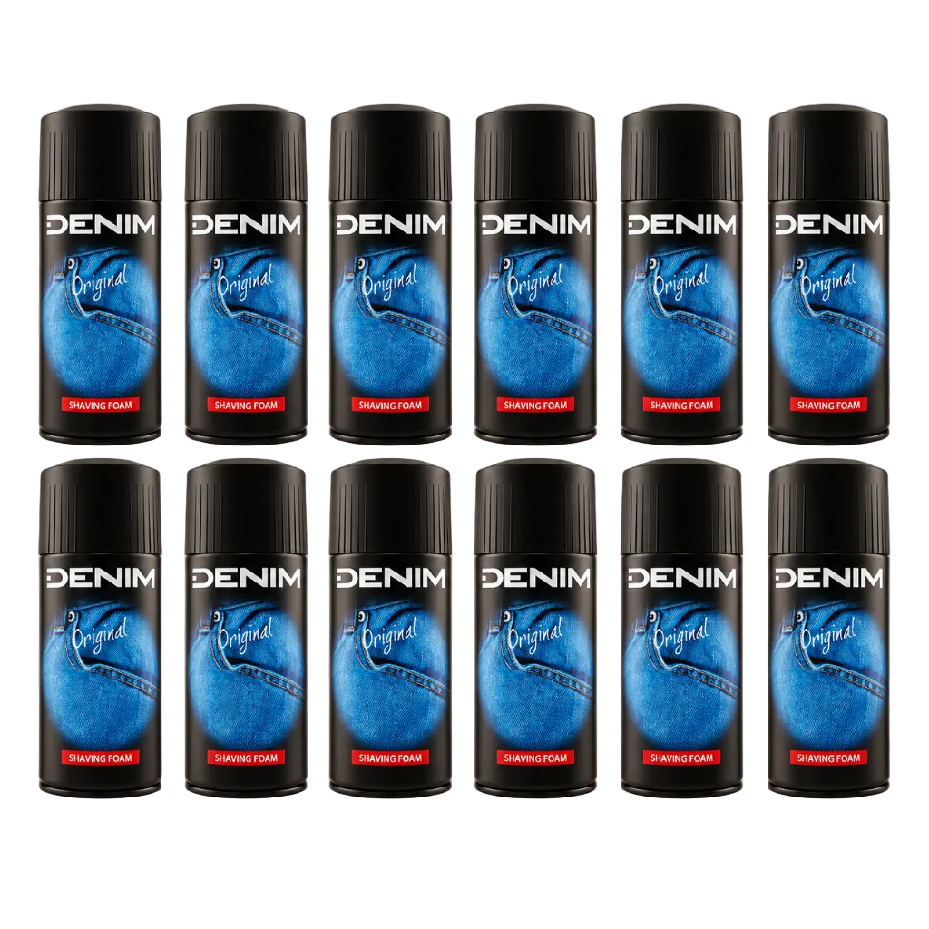 Denim Original Schiuma Da Barba 300ml 12 Pezzi