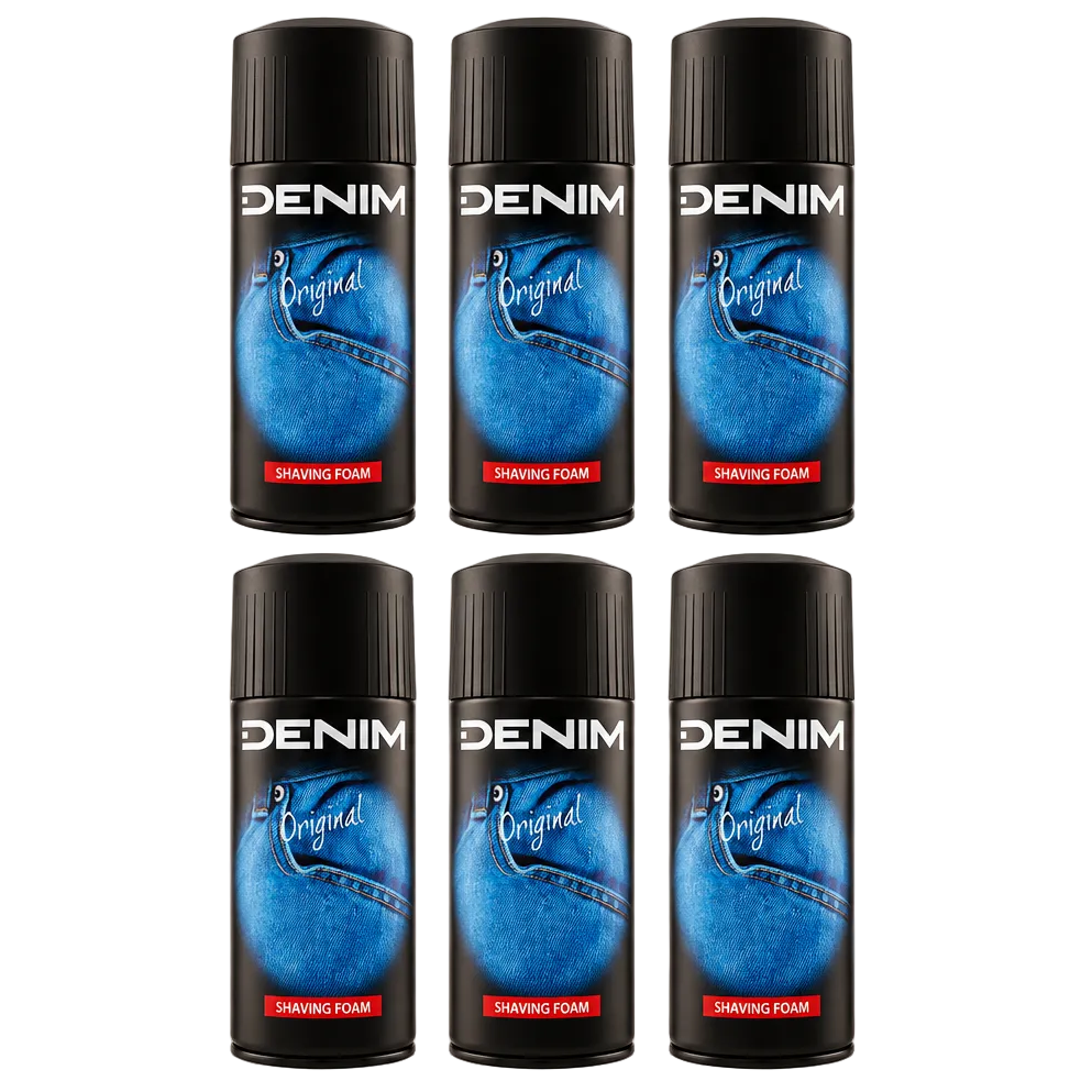 Denim Original Schiuma Da Barba 300ml 6 Pezzi