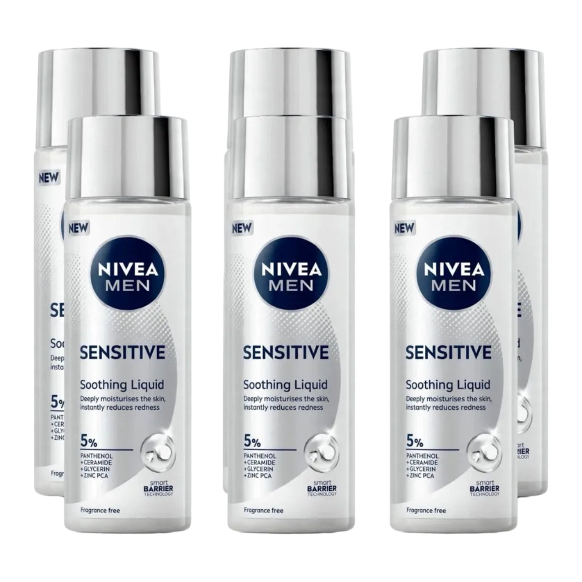 Nivea Men Sensitive Liquido Calmante 100ml 6 Pezzi